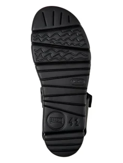 Halbsandalen in Braun/ Schwarz