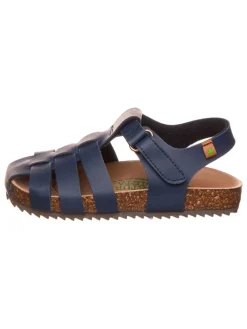 Halbsandalen in Dunkelblau