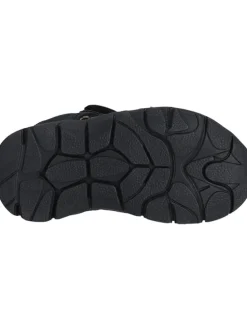 Halbsandalen in Dunkelblau/ Hellbraun