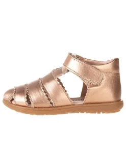 Halbsandalen in Gold