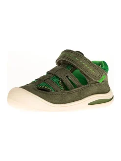 Halbsandalen in Grün