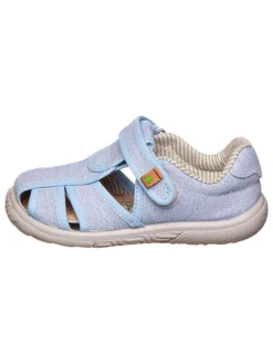 Halbsandalen in Hellblau