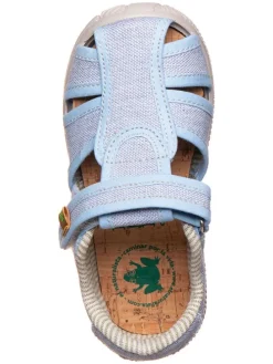 Halbsandalen in Hellblau