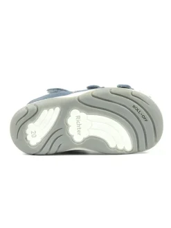 Halbsandalen in Hellblau