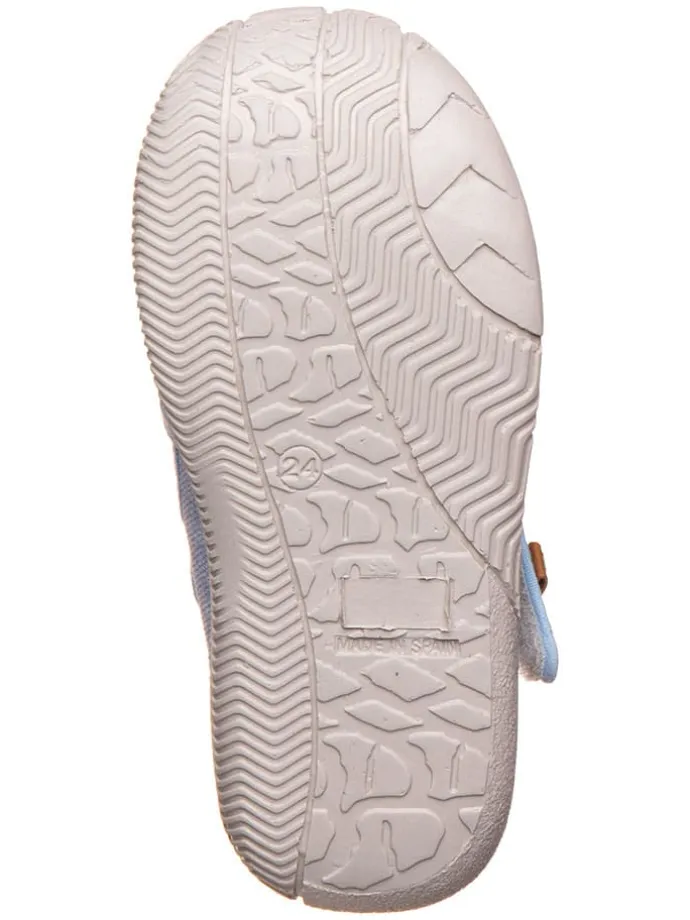 Halbsandalen in Hellblau