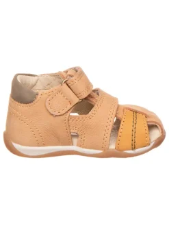 Halbsandalen in Hellbraun