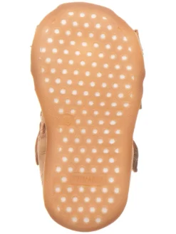 Halbsandalen in Hellbraun