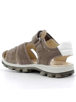 Halbsandalen in Hellbraun