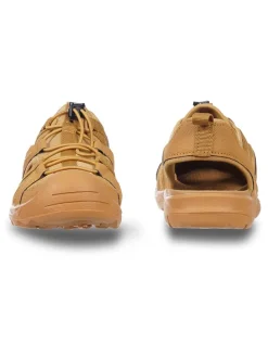 Halbsandalen in Hellbraun