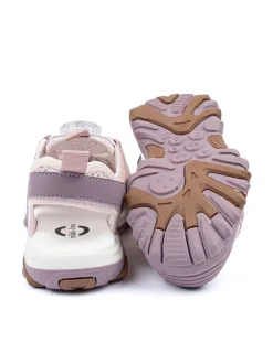 Halbsandalen in Rosa/ Lila