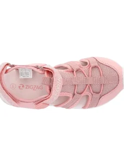 Halbsandalen in Rosa/ Weiß