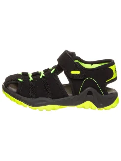 Halbsandalen in Schwarz