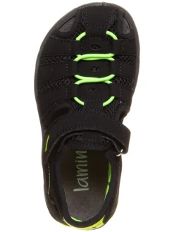 Halbsandalen in Schwarz