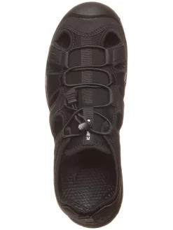 Halbsandalen in Schwarz