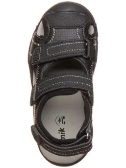 Halbsandalen in Schwarz