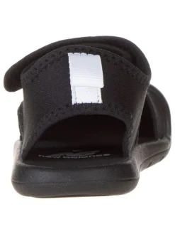 Halbsandalen in Schwarz