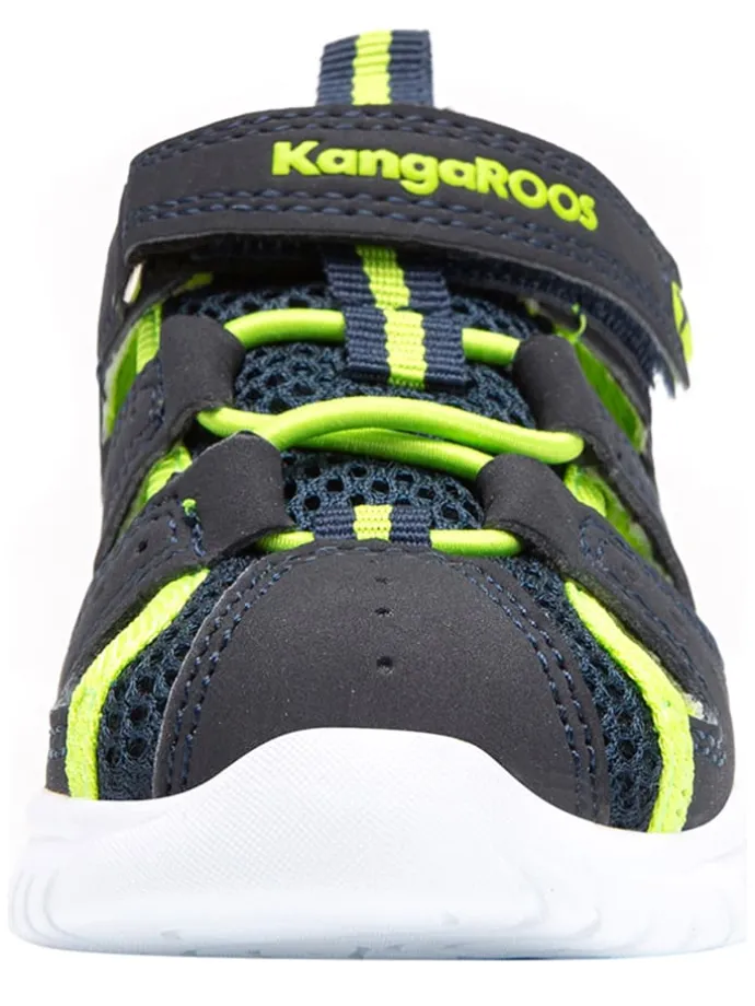 Halbsandalen "KI-Rock Lite EV" in Anthrazit/ Dunkelblau/ Grün