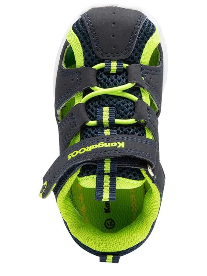 Halbsandalen "KI-Rock Lite EV" in Anthrazit/ Dunkelblau/ Grün