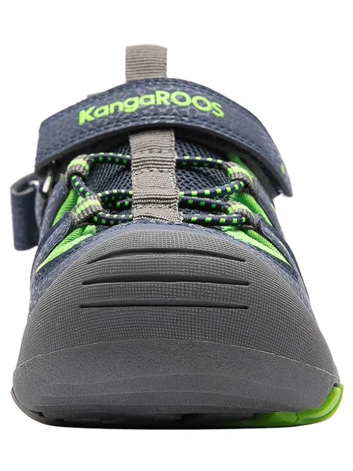 Halbsandalen "K-Trek" in Dunkelblau/ Grün