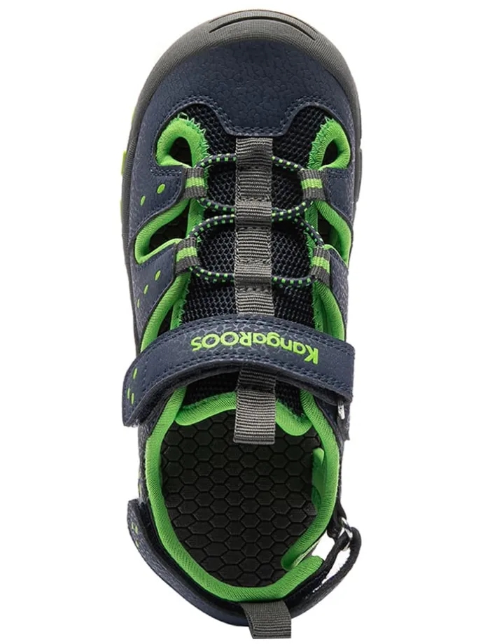 Halbsandalen "K-Trek" in Dunkelblau/ Grün