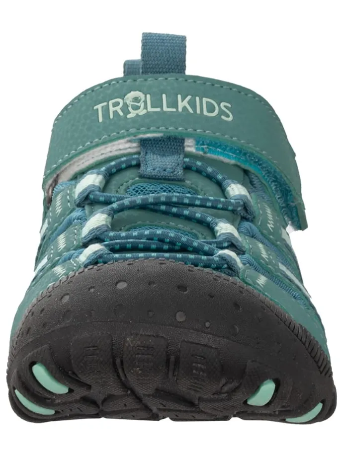 Halbsandalen "Sandefjord" in Dunkelgrün