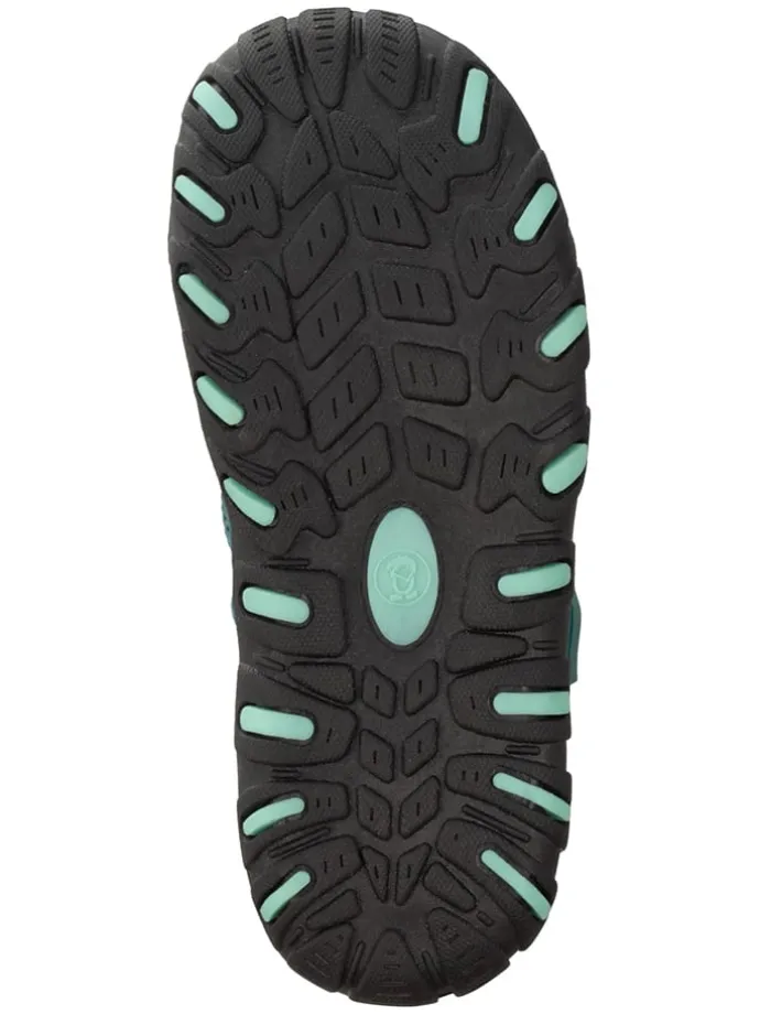 Halbsandalen "Sandefjord" in Dunkelgrün