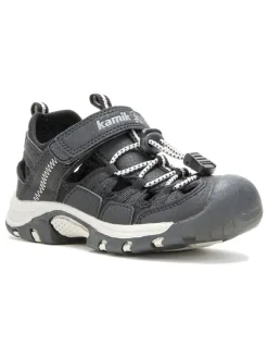 Halbsandalen "Wildcat" in Schwarz