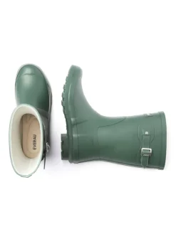 Halbschaft Gummistiefel Penguin in Oliv