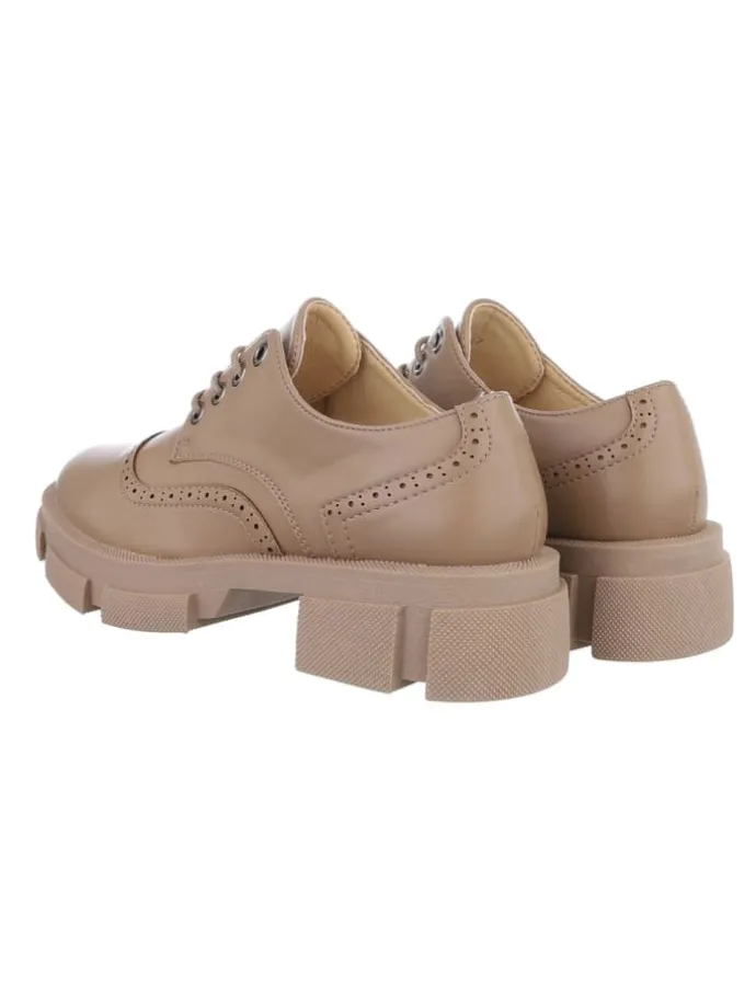 Halbschuh in Hellbraun