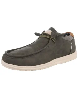 Halbschuh in Khaki