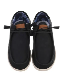 Halbschuh in Schwarz