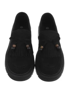 Halbschuh in Schwarz