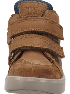 Halbschuhe in Braun/Blau