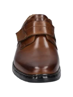 Halbschuhe in cognac