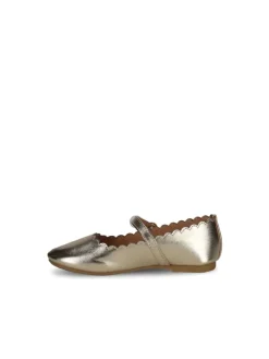 Halbschuhe in golden