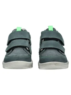 Halbschuhe in Grau/Grün