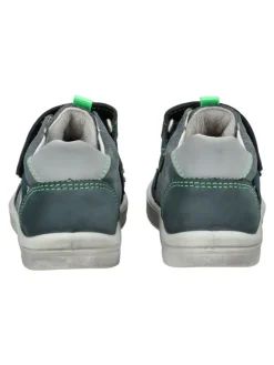 Halbschuhe in Grau/Grün