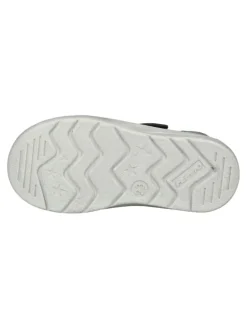 Halbschuhe in Grau/Grün