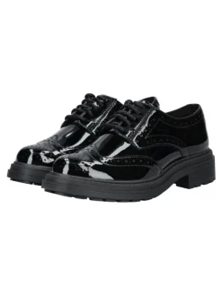 Halbschuhe in Schwarz Lack