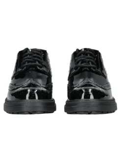 Halbschuhe in Schwarz Lack