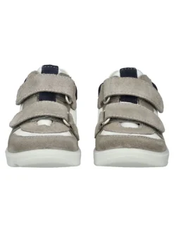 Halbschuhe in Weiß/Grau