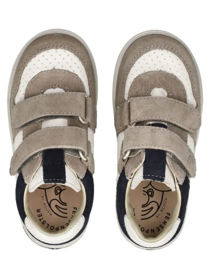 Halbschuhe in Weiß/Grau