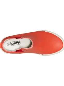 Halbstiefel Momo in rot/weiß