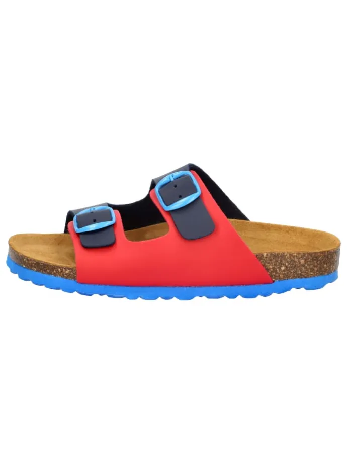 Hausschuh "Bioline Colored Kids" in Rot