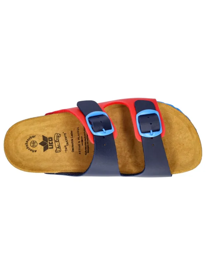 Hausschuh "Bioline Colored Kids" in Rot