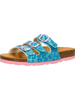 Hausschuh "Bioline Kids" in Türkis