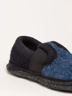 Hausschuh Bobby UNI in jeansblau/nachtblau