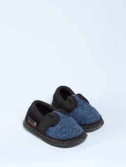 Hausschuh Bobby UNI in jeansblau/nachtblau