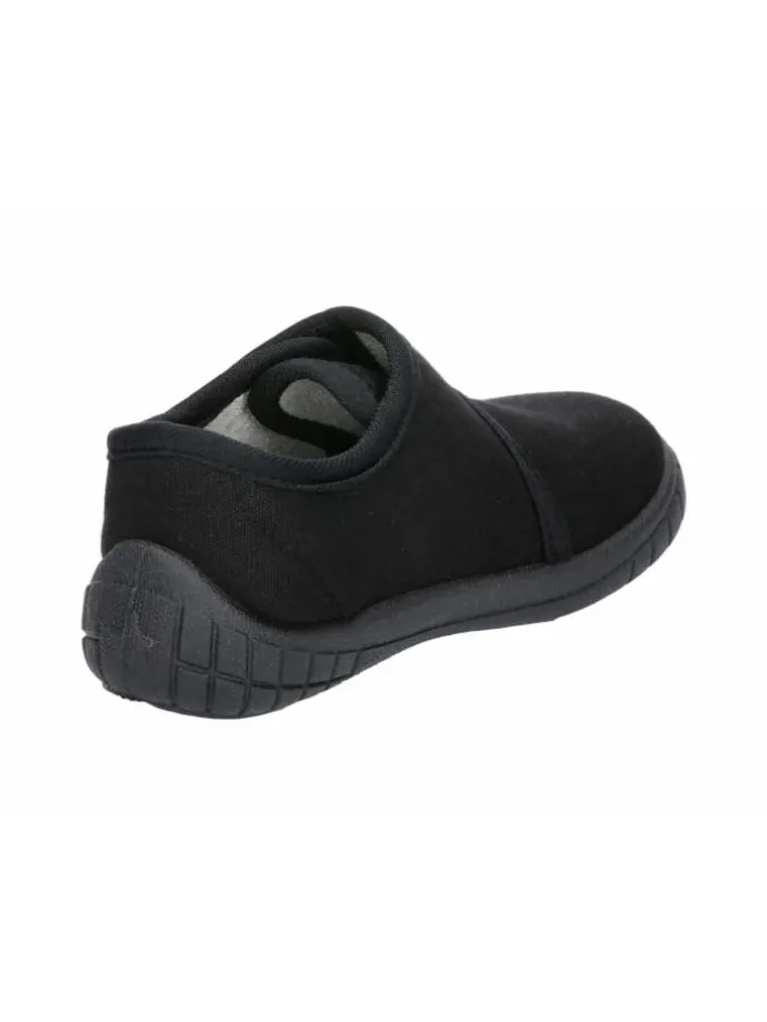 Hausschuh "Cookie Boy" in Schwarz