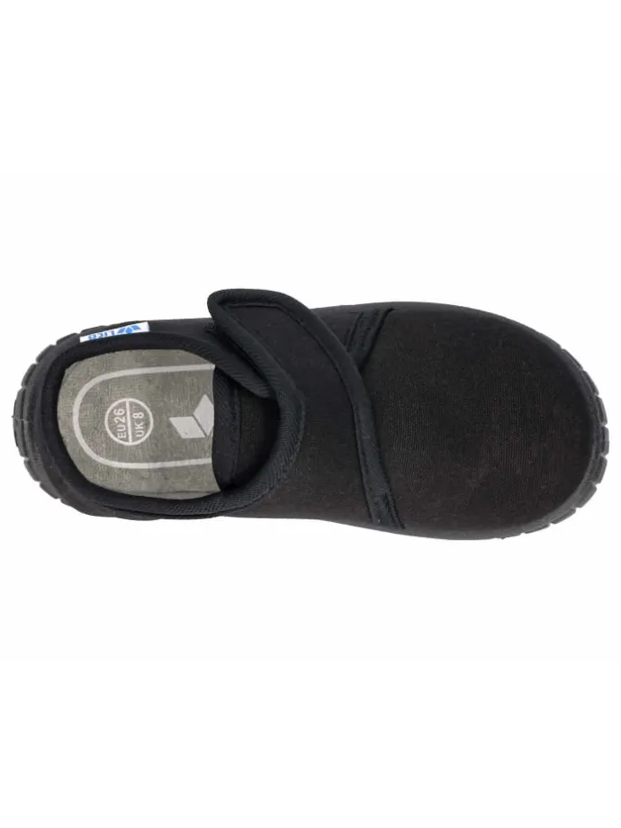 Hausschuh "Cookie Boy" in Schwarz